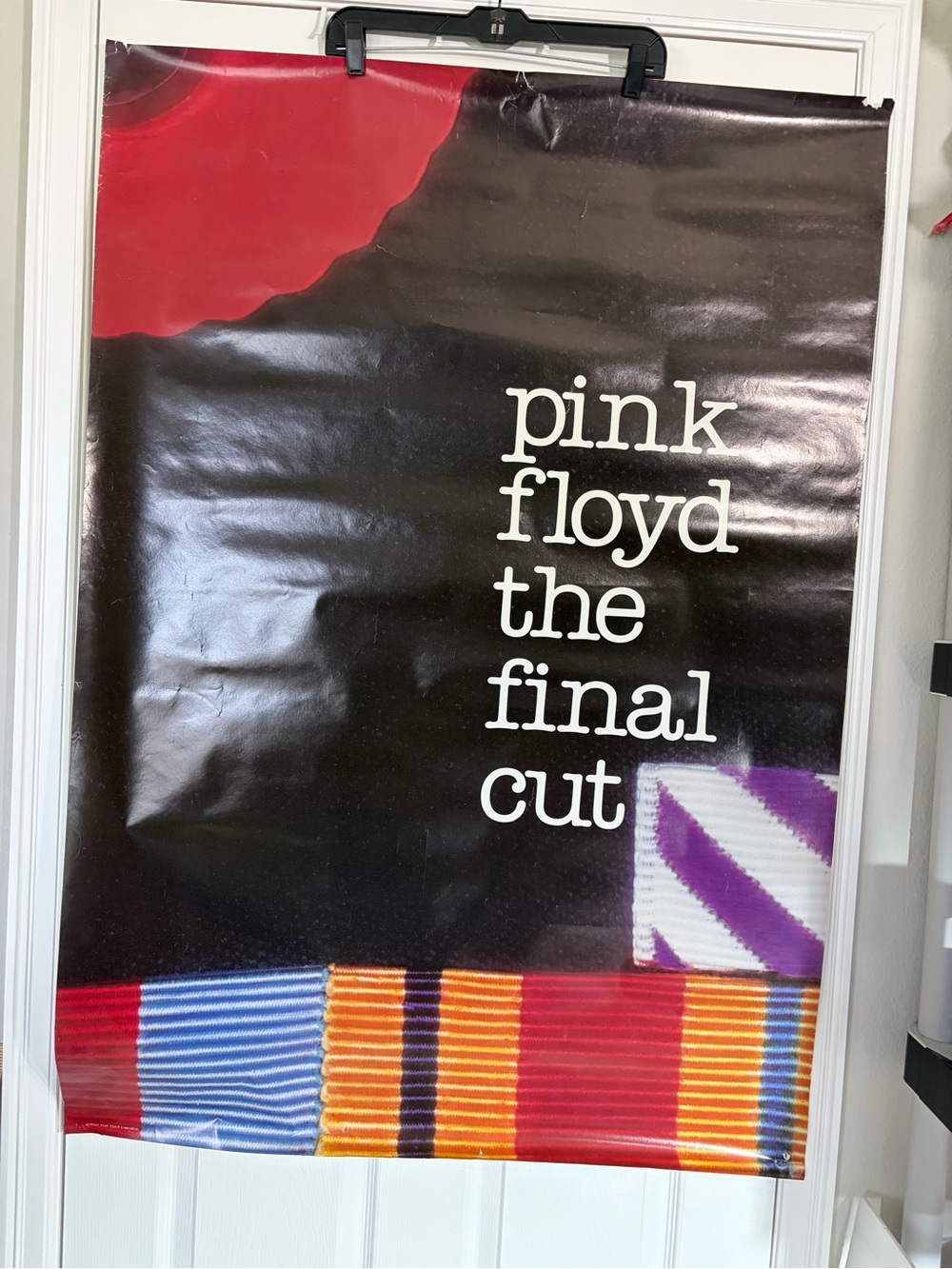 Vintage 1983 Rare Pink Floyd The Final Cut Promo Poster 47x33
